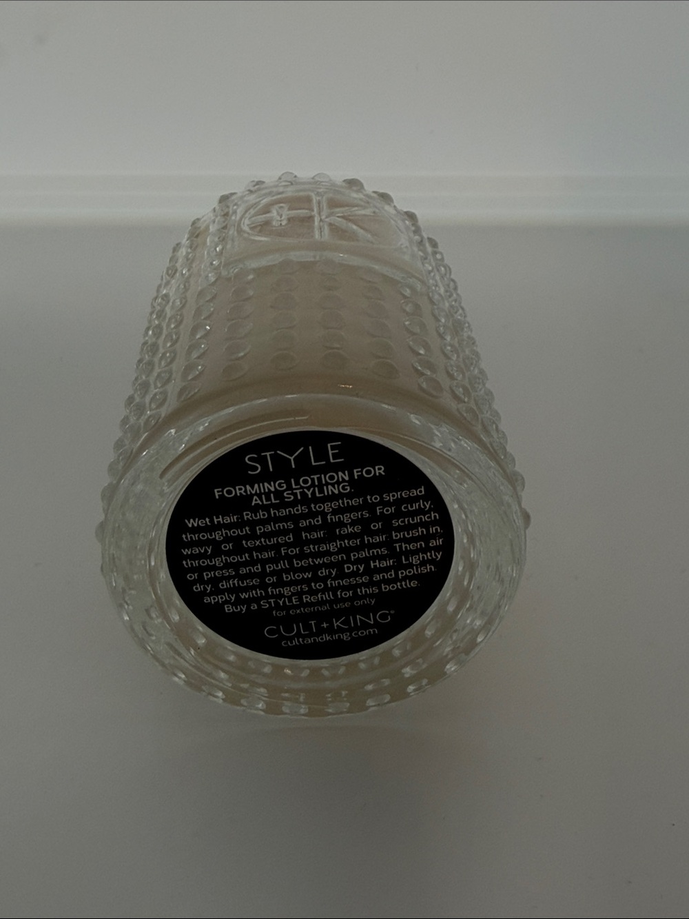 Cult + King Hair Duo: Style Forming Lotion & Balm (both 1/2 full) - Picture 4 of 8